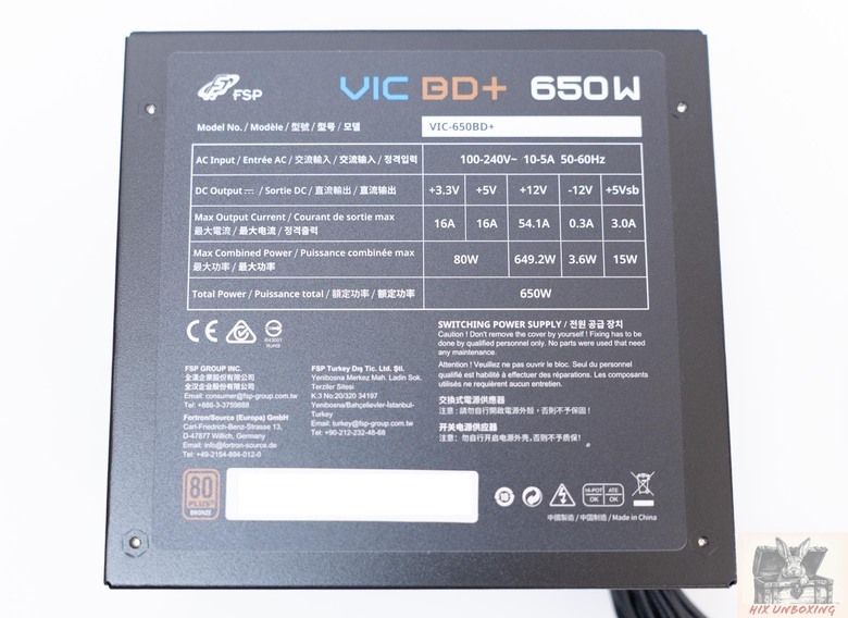 點我看大圖 入門CP取向電供,FSP全漢 VIC BD+ 650W