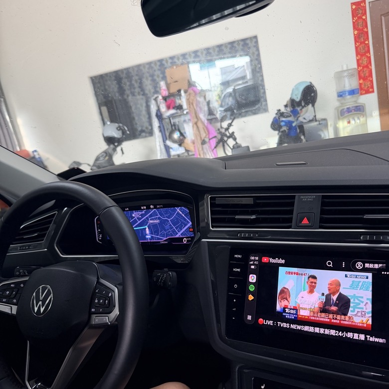 福斯原廠數位儀表也能顯示 Google Maps?MIB2.5/MIB3 CarPlay同步、專輯封面與HUD實測整理