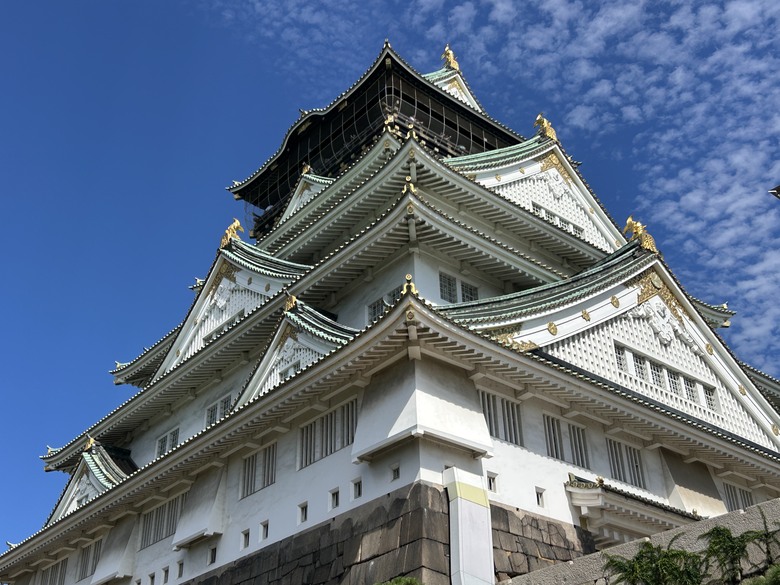 用 力 騎 到 大 阪 (大阪府廳、難波城跡、大阪城)