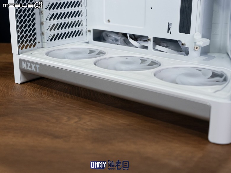 NZXT H6 RGB+一體式曲面玻璃雙艙海景機殼 滿配風扇x支援背插