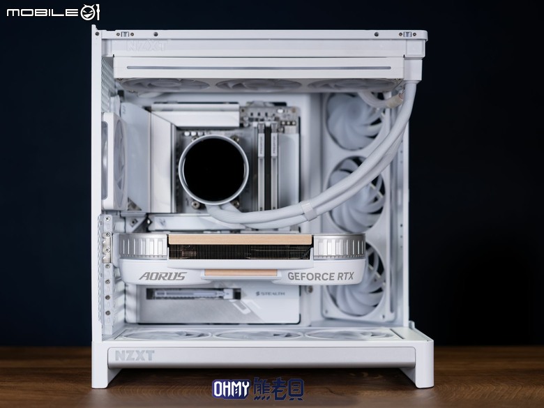 NZXT H6 RGB+一體式曲面玻璃雙艙海景機殼 滿配風扇x支援背插