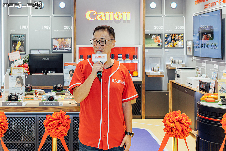 Canon 進駐臺北大巨蛋｜運動主題體驗店正式開幕，陳冠宇化身一日店長！