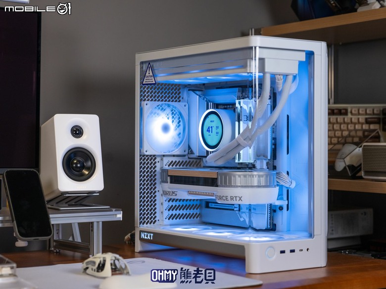 NZXT H6 RGB+一體式曲面玻璃雙艙海景機殼 滿配風扇x支援背插
