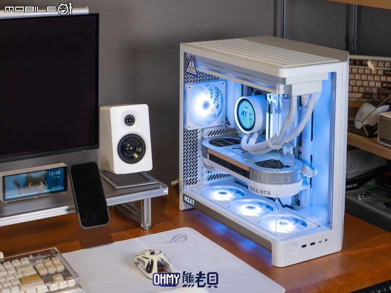 NZXT H6 RGB+一體式曲面玻璃雙艙海景機殼 滿配風扇x支援背插