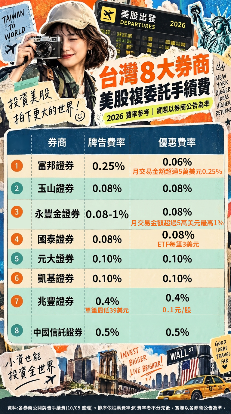 美股海外券商跳玉山證券