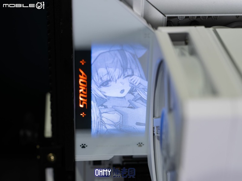 Q萌形象二次元雕妹 技嘉 B850 AORUS ELITE-P ICE主機板