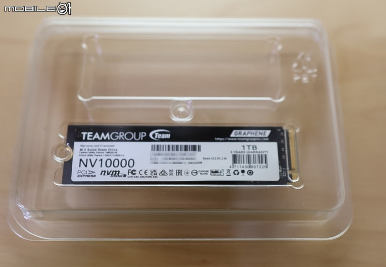 點我看大圖 PCIe Gen5 SSD 入門新選,十銓 NV10000 以 C/P 值取向跨入