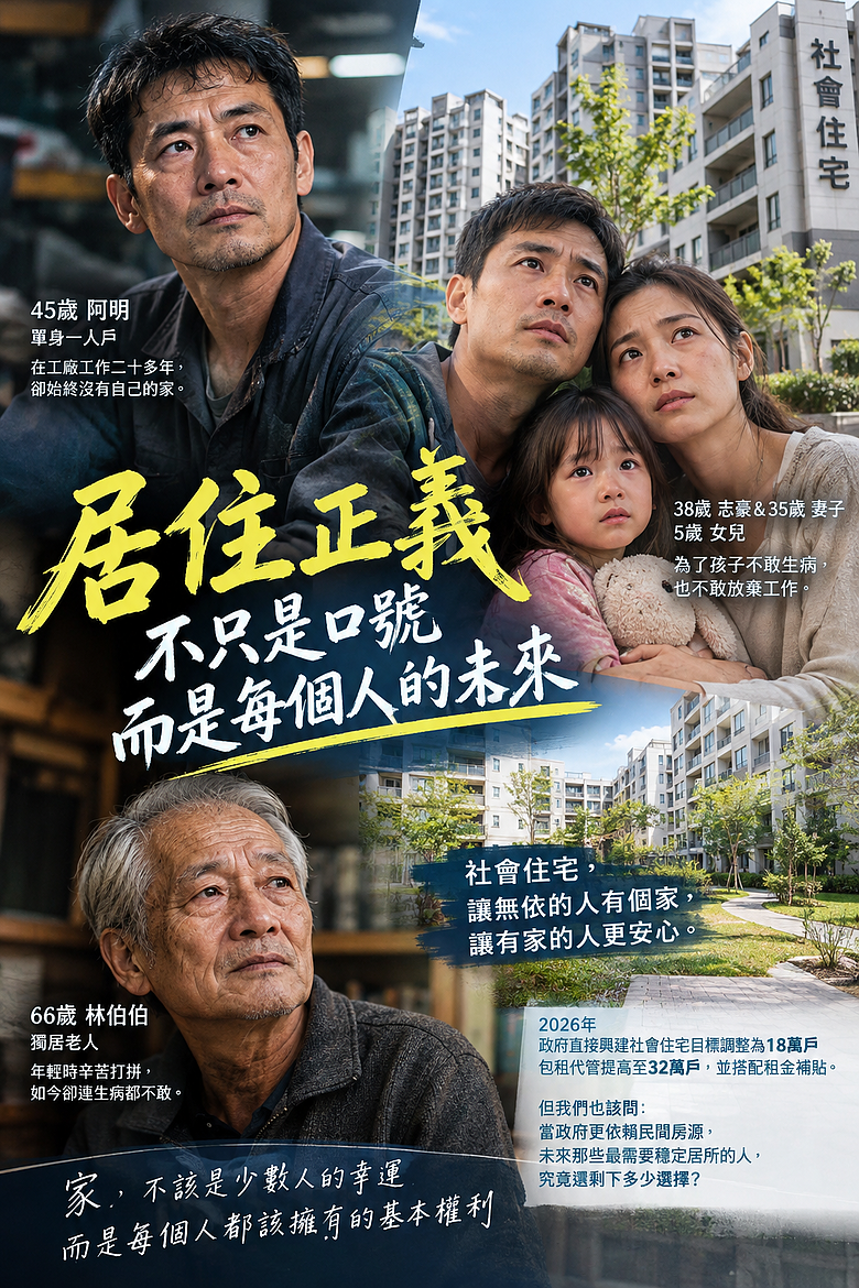 【租屋鬼故事】EP03:如果租金補貼不夠、社會住宅又抽不到,下一個被房租逼到走投無路的人會是誰?社會住宅、租金補貼、包租代管,哪一種才是真正的居住正義?