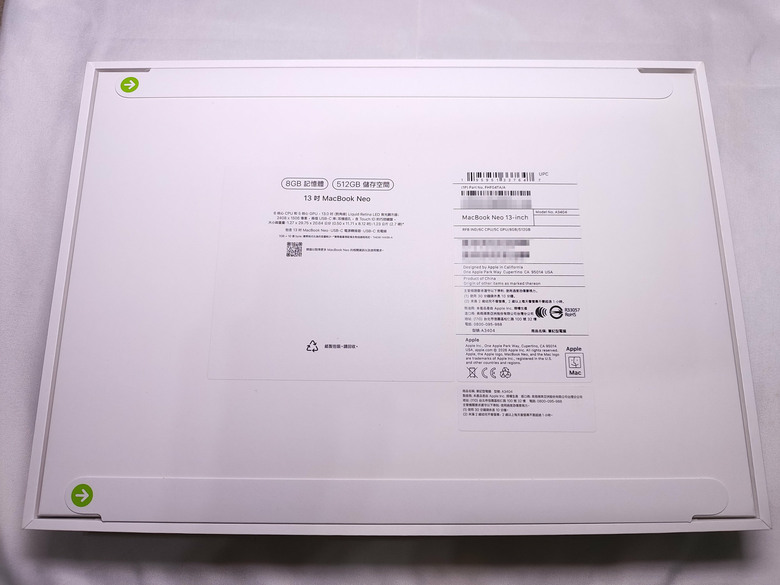 點我看大圖 淺談市場破壞者: MacBook Neo開箱碎念