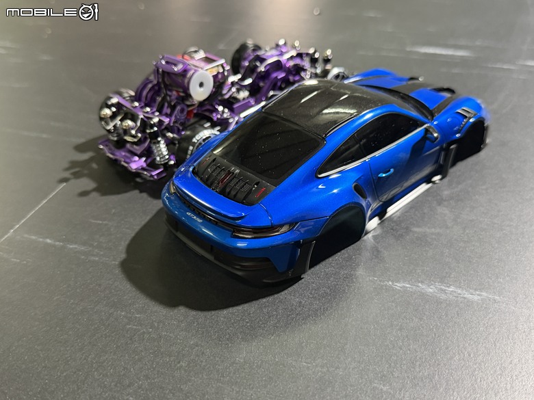 點我看大圖 【遙控模型】Porsche 911 GT3 RS -- TG Ultra 2.0紫色 TG系列的顛峰之作