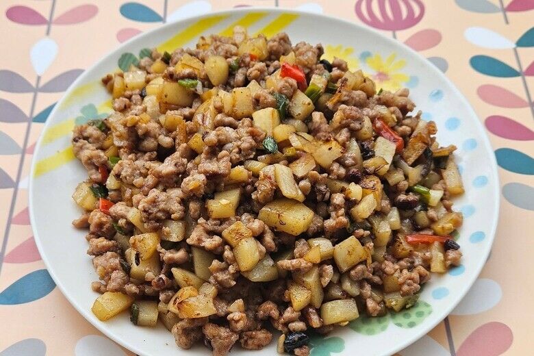 馬鈴薯炒絞肉
