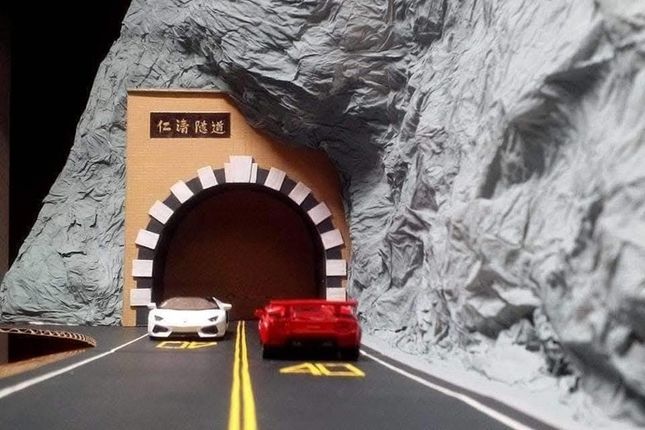 【模型製作】舊蘇花公路 仁清隧道模型