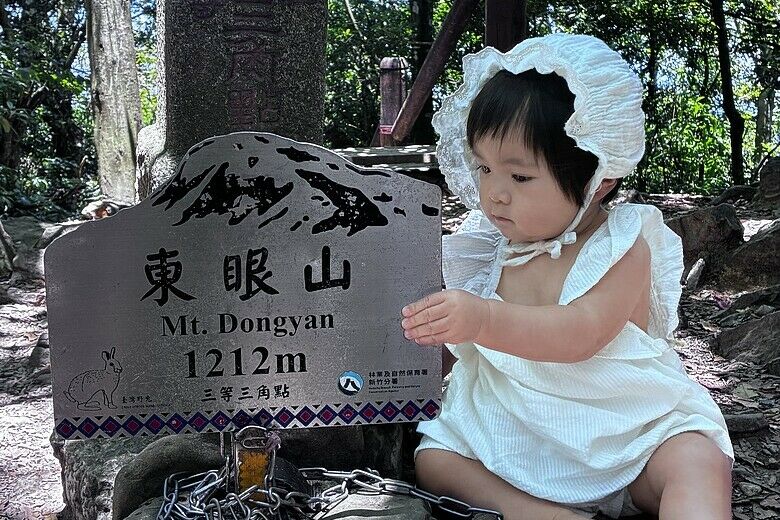 【東眼山親子旅】以前追逐百岳，現今陪妳看樹｜背著一歲女兒進森林的感動旅程