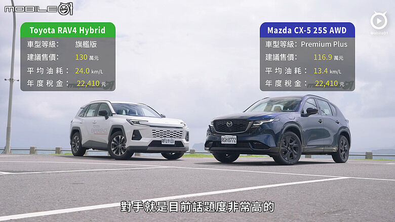 【影音試駕】Mazda CX-5 v.s. Toyota RAV4，買前必看!!!