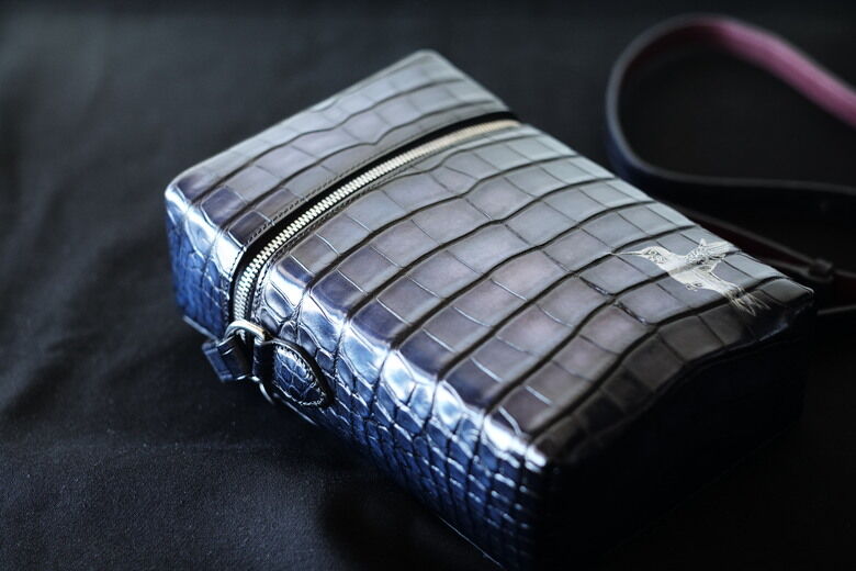 Graziat Alligator Messenger Bag 客製