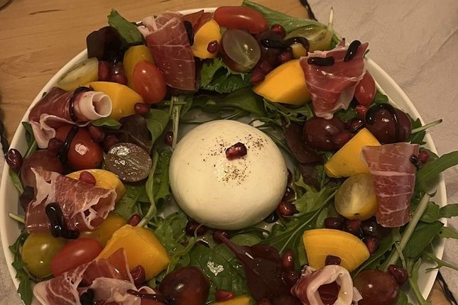 兼具美味與高顏值的聖誕花環