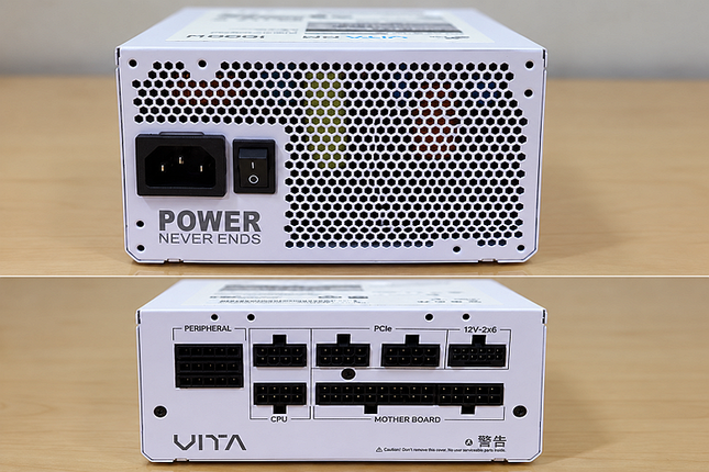高CP值便宜千瓦白金白色登場 FSP 全漢 VITA 1000W PM