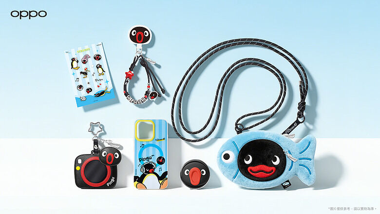 OPPO Reno16 系列攜《Pingu 企鵝家族》 限量聯名周邊 8/1 療癒登場
