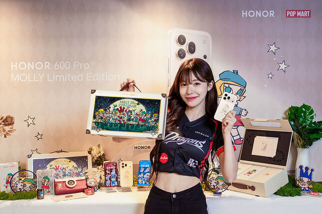 榮耀進駐味全龍大巨蛋音樂盛典，HONOR 600 Pro MOLLY 限量版同步開賣！