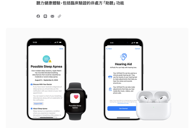 快訊！iPhone 7/16台灣正式開放AirPods Pro助聽器 + 睡眠呼吸中止！