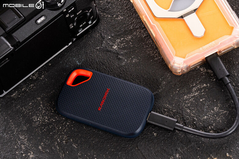 SanDisk Extreme Portable SSD（E70）攜帶式固態硬碟開箱試用 小巧體積內兼具大容量與高速傳輸性能
