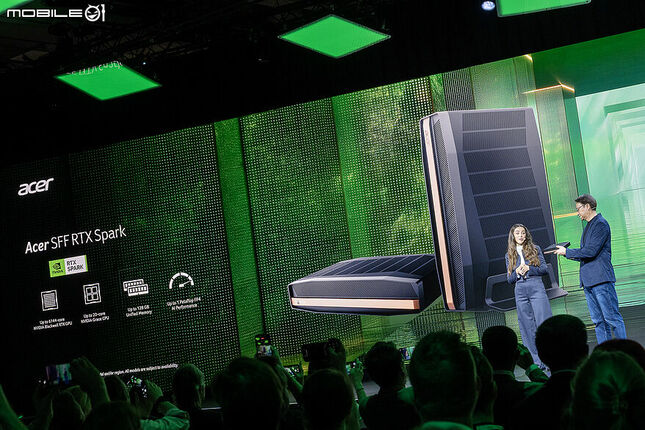 Acer SFF RTX Spark 突襲亮相！ 具備每秒 1 千兆次 AI 算力的小型超級桌上型電腦