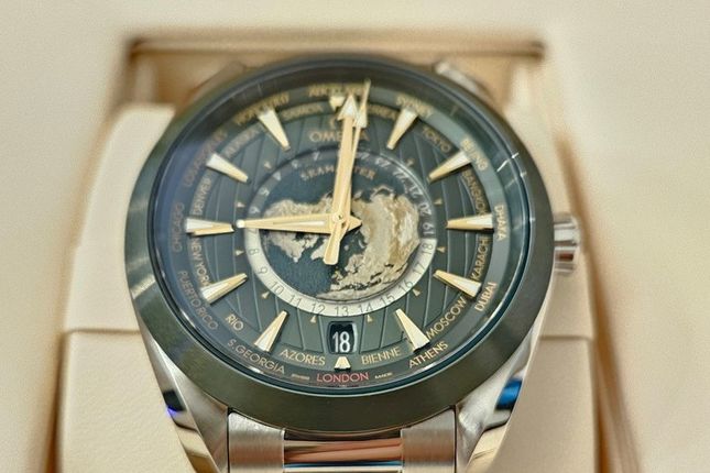 [微開箱]Omega Auqa Terra 世界時區腕錶