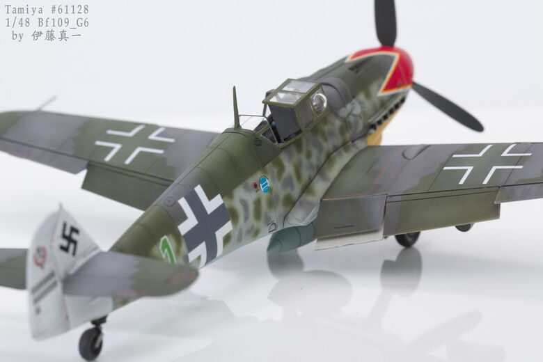 【模型樣品製作】TAMIYA 1/48 Bf109 G-6 後期型 #61128