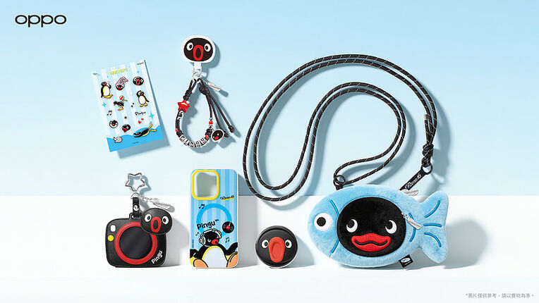 OPPO Reno16 系列攜手《Pingu 企鵝家族》 限量聯名周邊 8/1 療癒登場