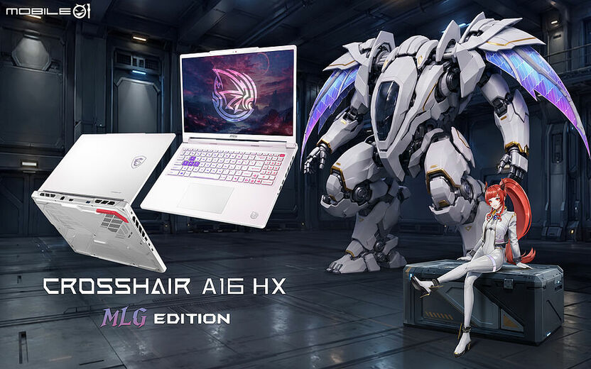 【新訊】MSI Crosshair A16 HX 魔龍姬限量版在台上市 效能與收藏一次滿足！