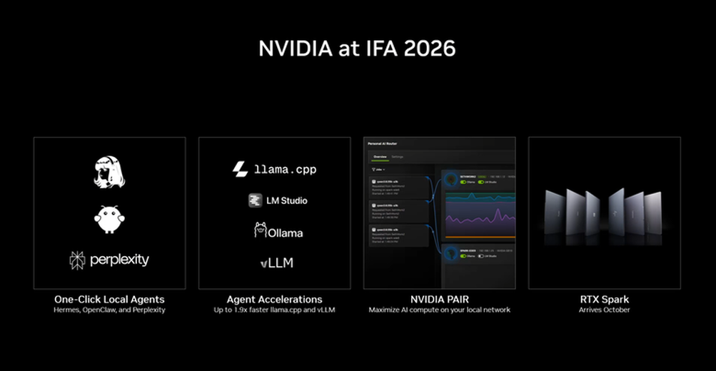 NVIDIA 推出 AI 代理整合與 PAIR 工具 搭配 RTX Spark 相關硬體讓 AI 模型使用更無痛上手