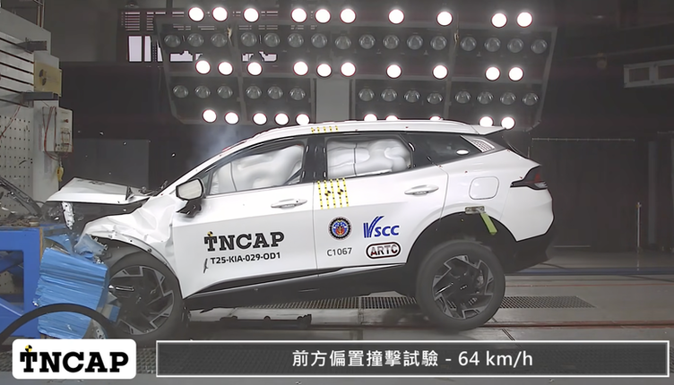 TNCAP 2026年第二季評等結果公佈｜Kia Sportage獲得2星評價、M.Benz GLC獲得5星評價