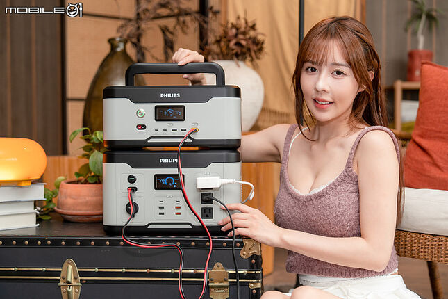 PHILIPS 1+n 儲能行動電源開箱實測｜1200W 大功率輸出，露營、外拍、居家備電都能彈性擴充