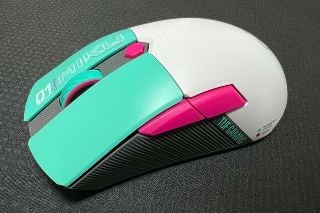 [輕開箱] TUF GAMING Mini Wireless 初音聯名三模滑鼠