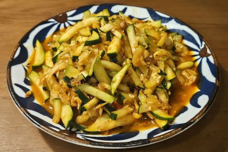 辣炒櫛瓜