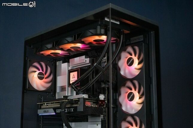 效能、價格我都要！君主 TG3海景機殼 ft. PureFlow ARGB 水冷散熱器