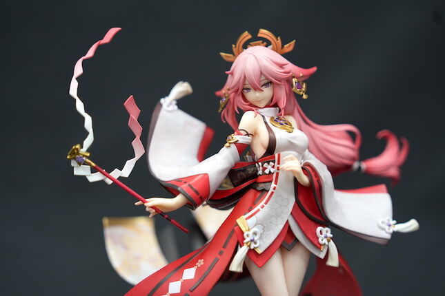 APEX 1/7《原神》八重神子 浮世笑百姿 Ver. 開箱! 原神人物模型誠意之作