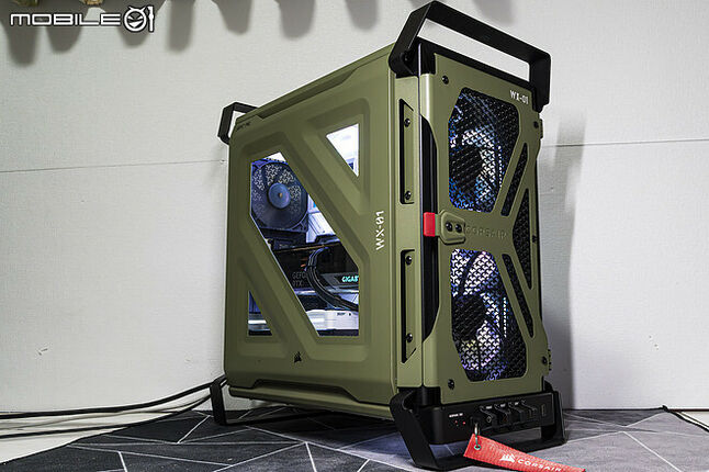【開箱】不走尋常路的軍武機殼 | CORSAIR WARTHOG RS OLIVE DRAB