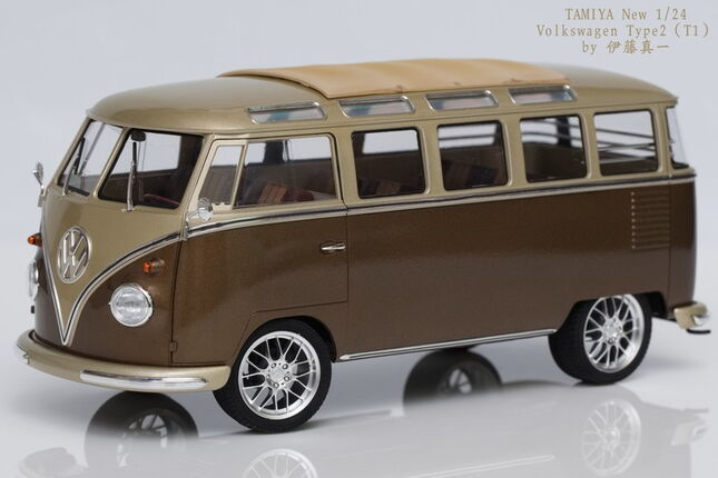 【模型樣品製作】TAMIYA NEW 1/24 Volkswagen Type2 （T1）