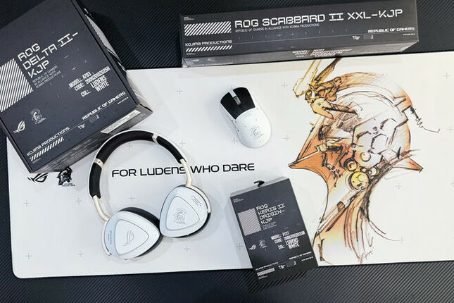 【開箱｜心得】超美白黑金配色…ROG和小島工作室首次跨界合作｜ROG × KJP 聯名周邊