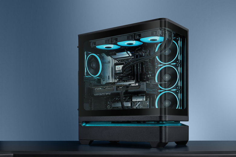 ASUS 推出 Prime AP304 機殼 透過下吸風流設計提供曲面海景房更多散熱風流
